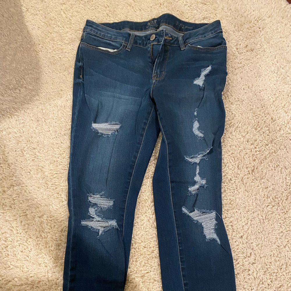 Distressed skinny jeans NWOT sz12 by ANA